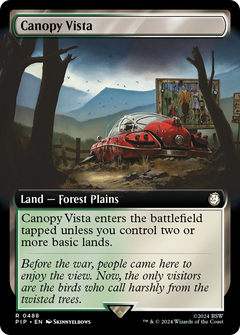 Canopy Vista (0488) (Extended Art) - Foil