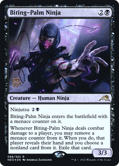 Biting-Palm Ninja (088) (Prerelease) - Foil
