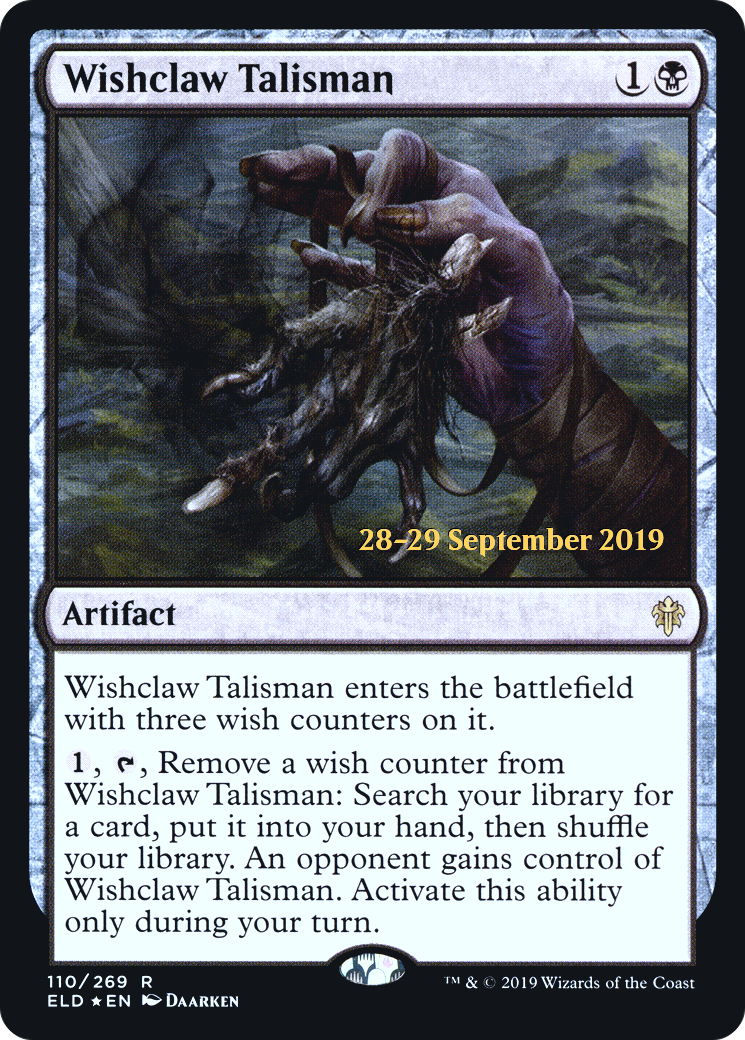 Wishclaw Talisman (110) (Prerelease) - Foil