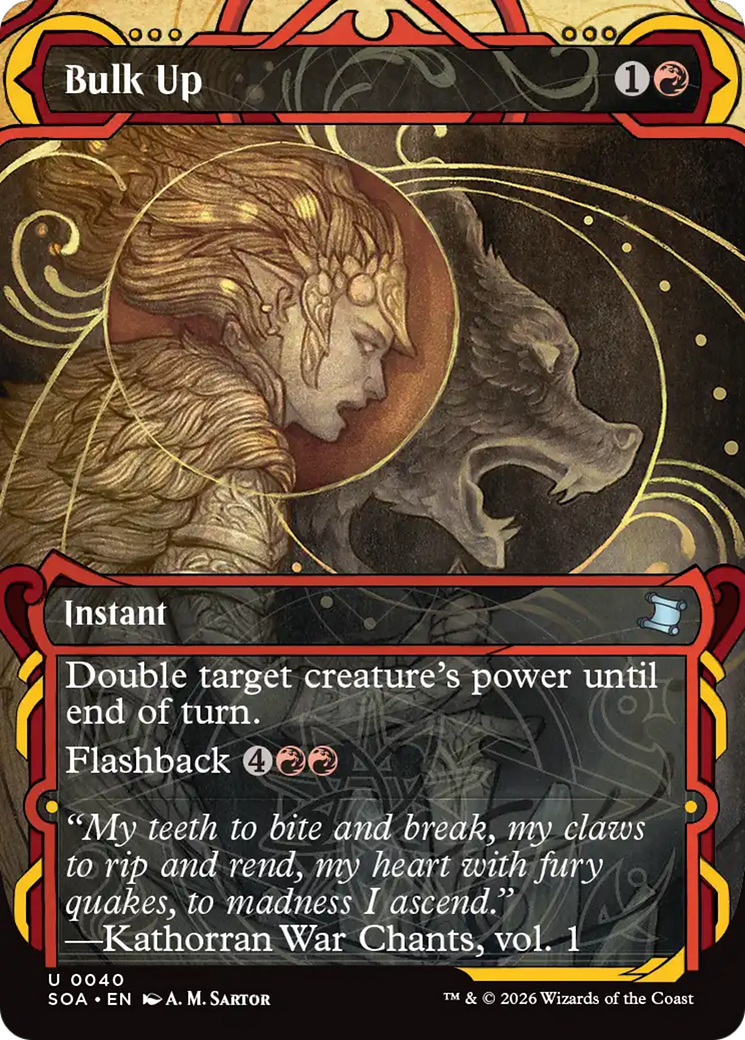 Bulk Up (0040) (Showcase) (SOA) - Foil
