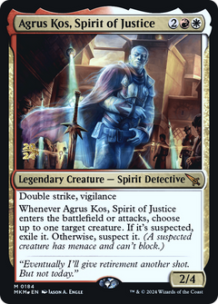 Agrus Kos, Spirit of Justice (0184) (Prerelease) - Foil