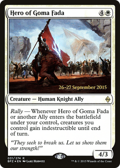 Hero of Goma Fada (031) (Prerelease) - Foil