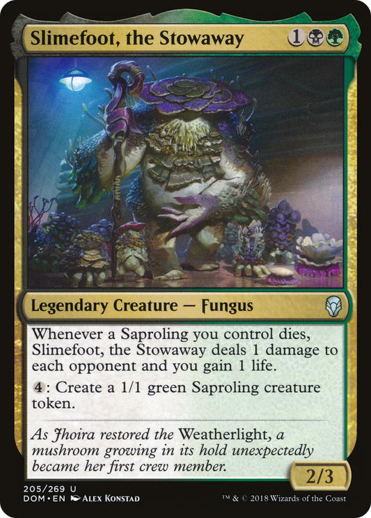 Slimefoot, the Stowaway - Foil
