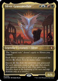 Sliver Gravemother (0782) (Display Commander) (Thick Stock) - Foil Etched