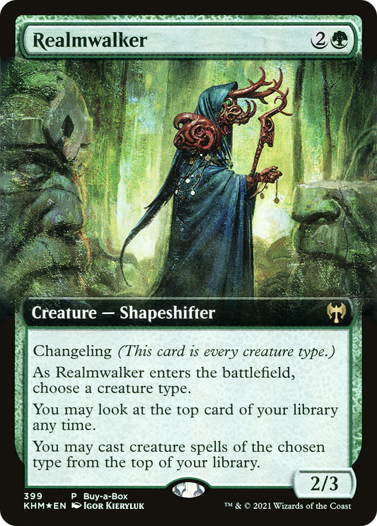 Realmwalker (399) (Buy-a-Box) (Extended Art) - Foil
