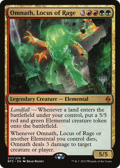 Omnath, Locus of Rage (217) (Promo Pack) - Foil