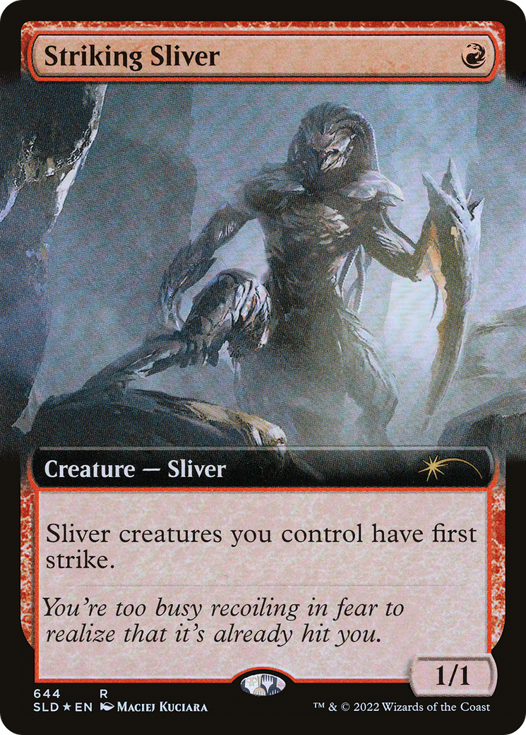 Striking Sliver (644) (Extended Art) - Foil