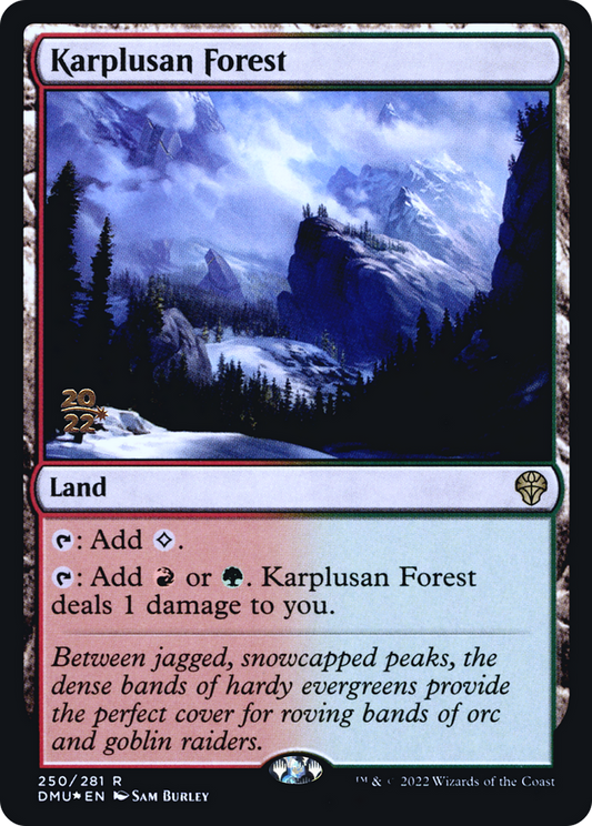 Karplusan Forest (250) (Prerelease) - Foil