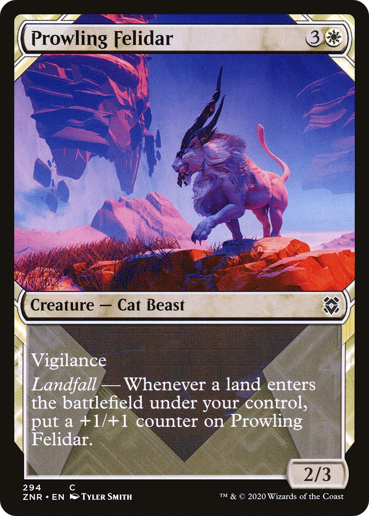 Prowling Felidar (294) (Showcase) - Foil