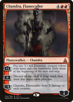 Chandra, Flamecaller (104) (2016) (SDCC) - Foil