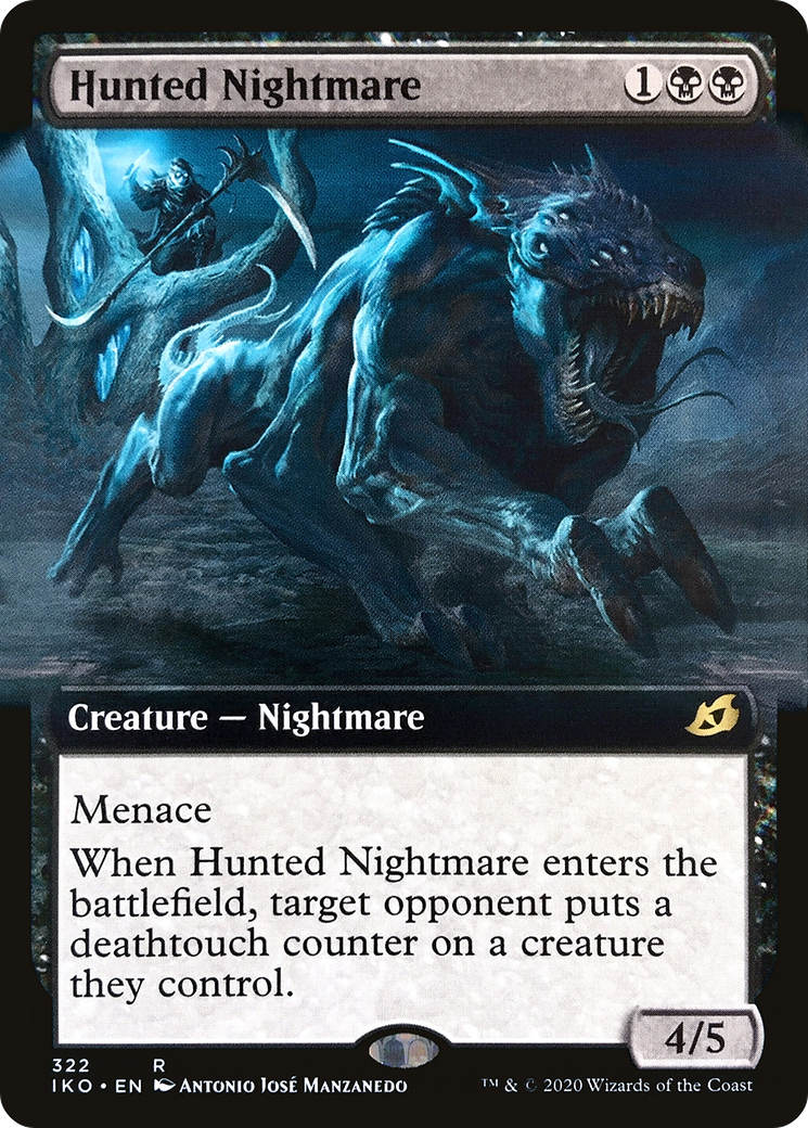 Hunted Nightmare (322) (Extended Art) - Foil