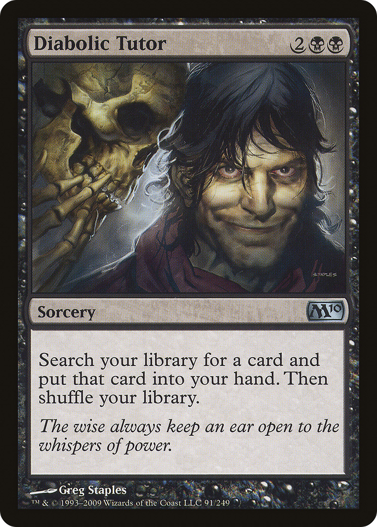 Diabolic Tutor - Foil