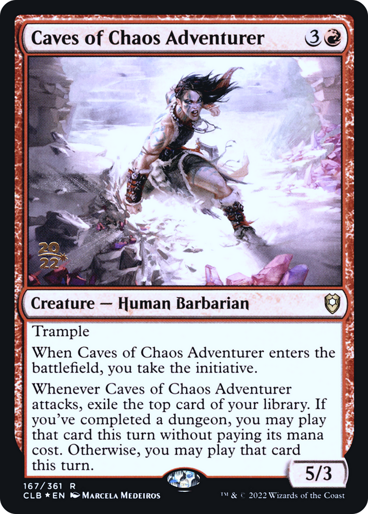 Caves of Chaos Adventurer (167) (Prerelease) - Foil