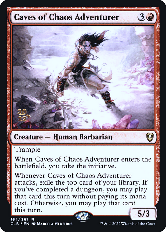 Caves of Chaos Adventurer (167) (Prerelease) - Foil