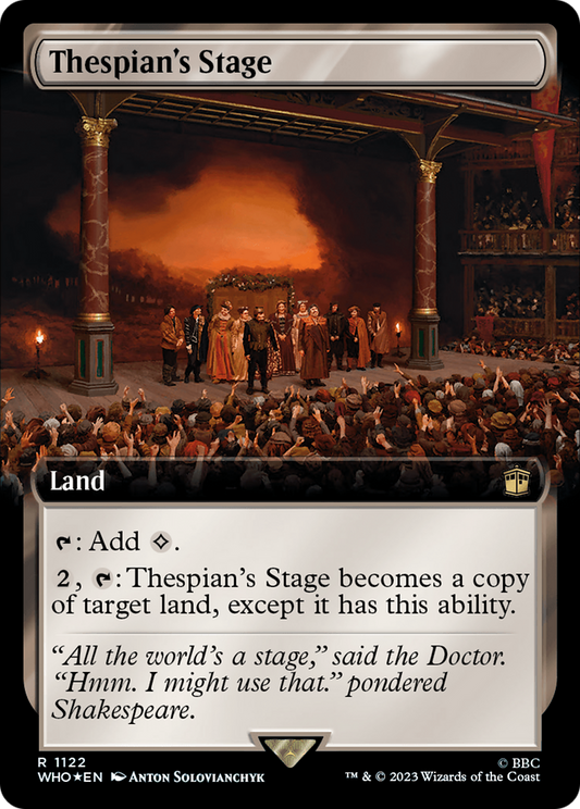 Thespian's Stage (1122) (Extended Art) - Surge Foil