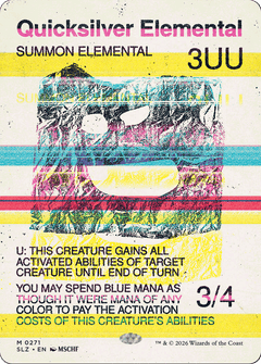 Quicksilver Elemental (0271) (Showcase) (SLZ)