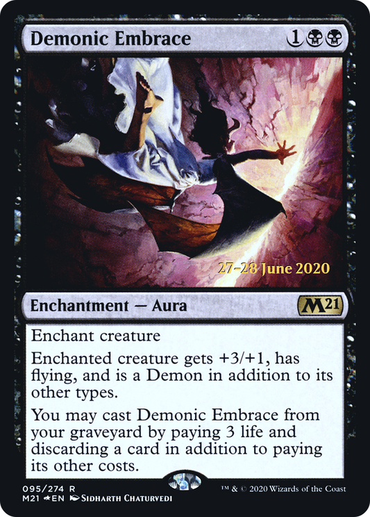 Demonic Embrace (095) (Prerelease) - Foil