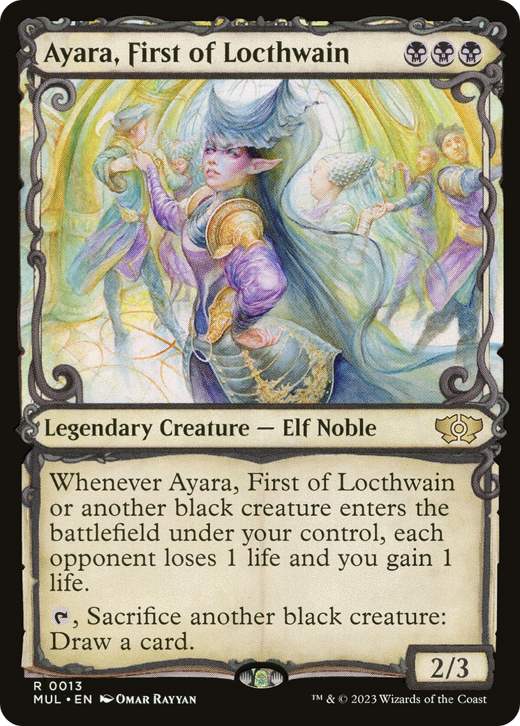 Ayara, First of Locthwain (0013) (Showcase) - Foil
