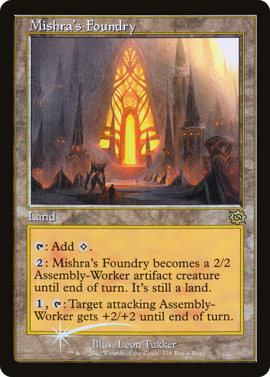Mishra's Foundry (378) (Buy-a-Box) (Retro Frame) - Foil