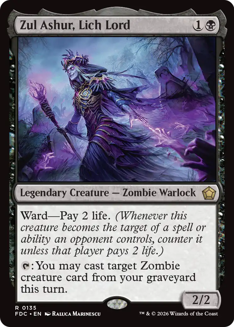 Zul Ashur, Lich Lord (FDC)
