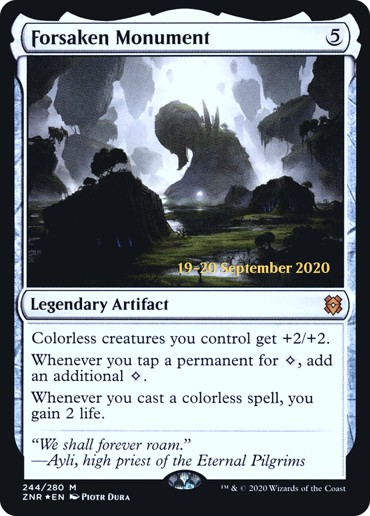 Forsaken Monument (244) (Prerelease) - Foil