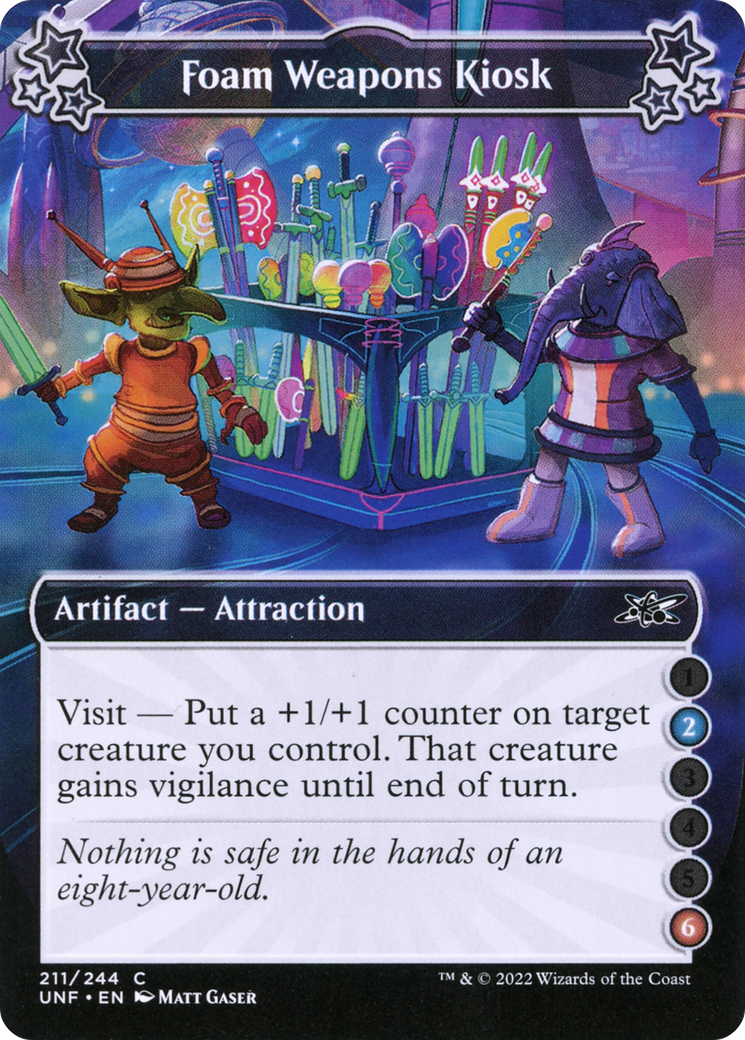 Foam Weapons Kiosk (2-6) - Foil