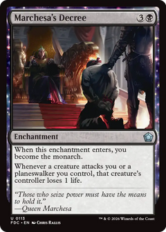 Marchesa's Decree (FDC)