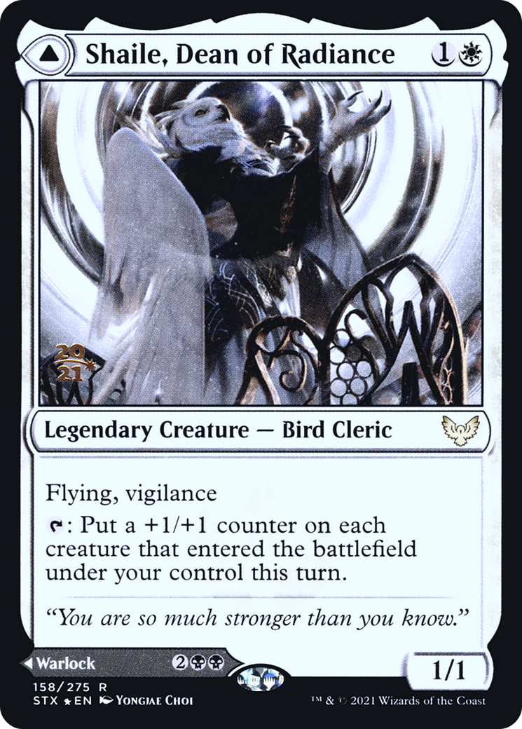 Shaile, Dean of Radiance // Embrose, Dean of Shadow (158) (Prerelease) (PSTX) - Foil