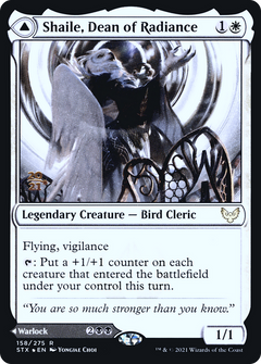 Shaile, Dean of Radiance // Embrose, Dean of Shadow (158) (Prerelease) (PSTX) - Foil
