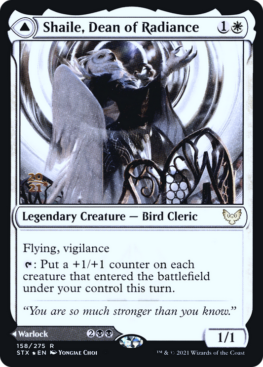 Shaile, Dean of Radiance // Embrose, Dean of Shadow (158) (Prerelease) (PSTX) - Foil