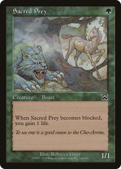 Sacred Prey - Foil