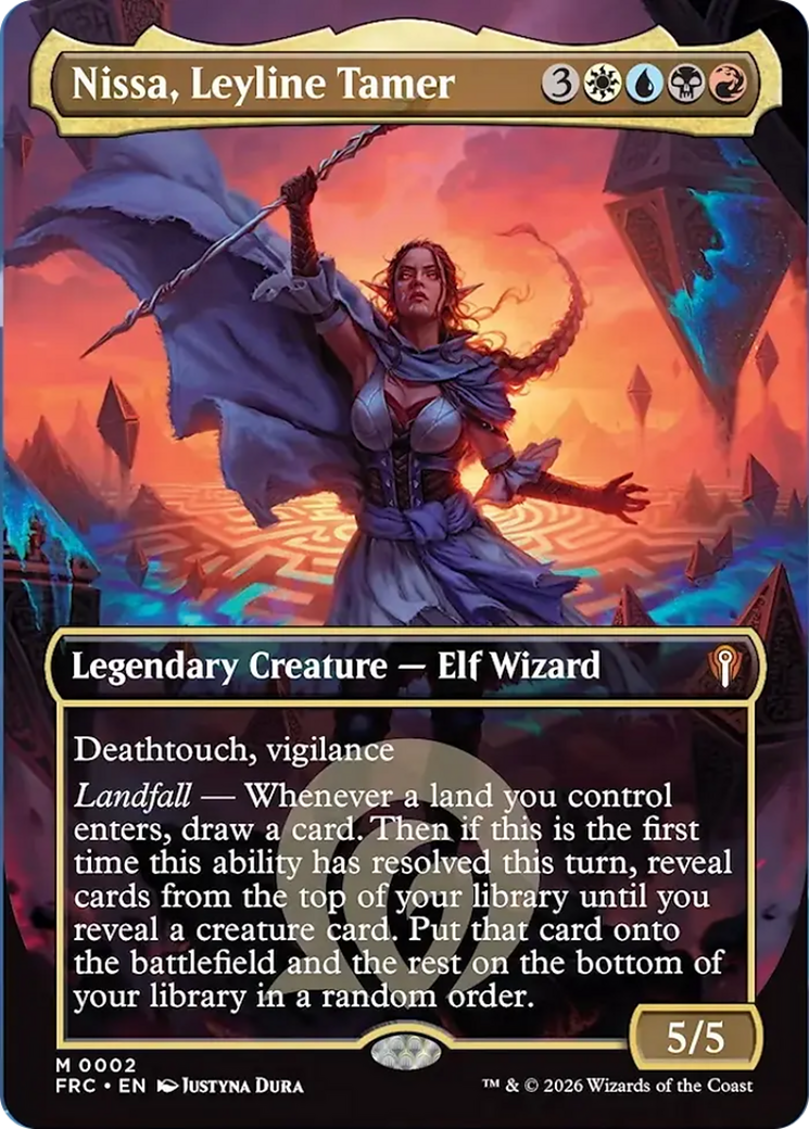 Nissa, Leyline Tamer (0002) (Borderless) (FRC)