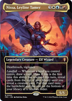 Nissa, Leyline Tamer (0002) (Borderless) (FRC)