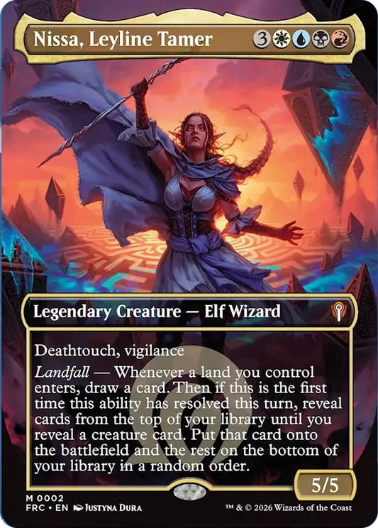 Nissa, Leyline Tamer (0002) (Borderless) (FRC)