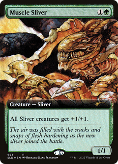 Muscle Sliver (653) (Extended Art) - Foil