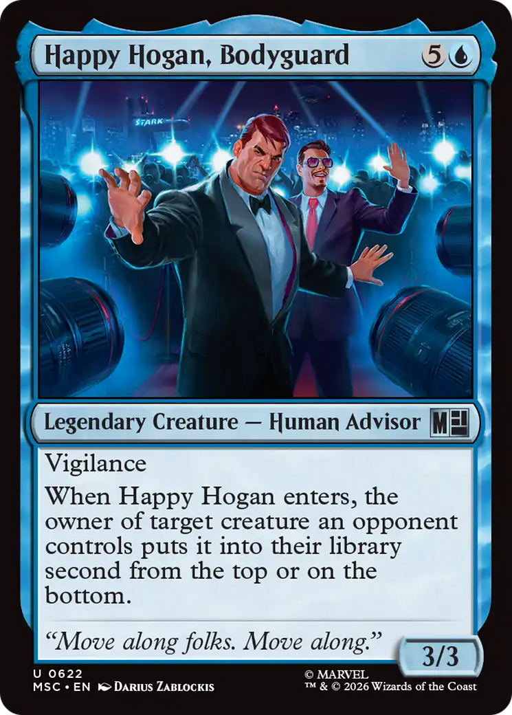 Happy Hogan, Bodyguard (MSC) - Foil