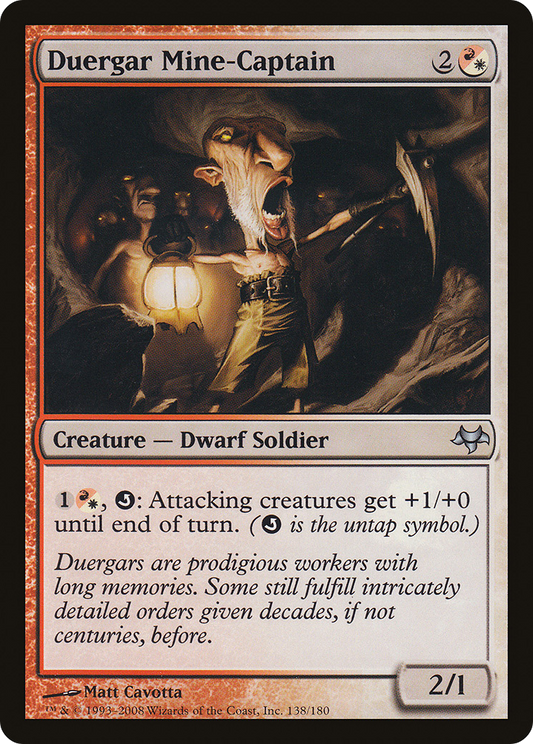 Duergar Mine-Captain - Foil