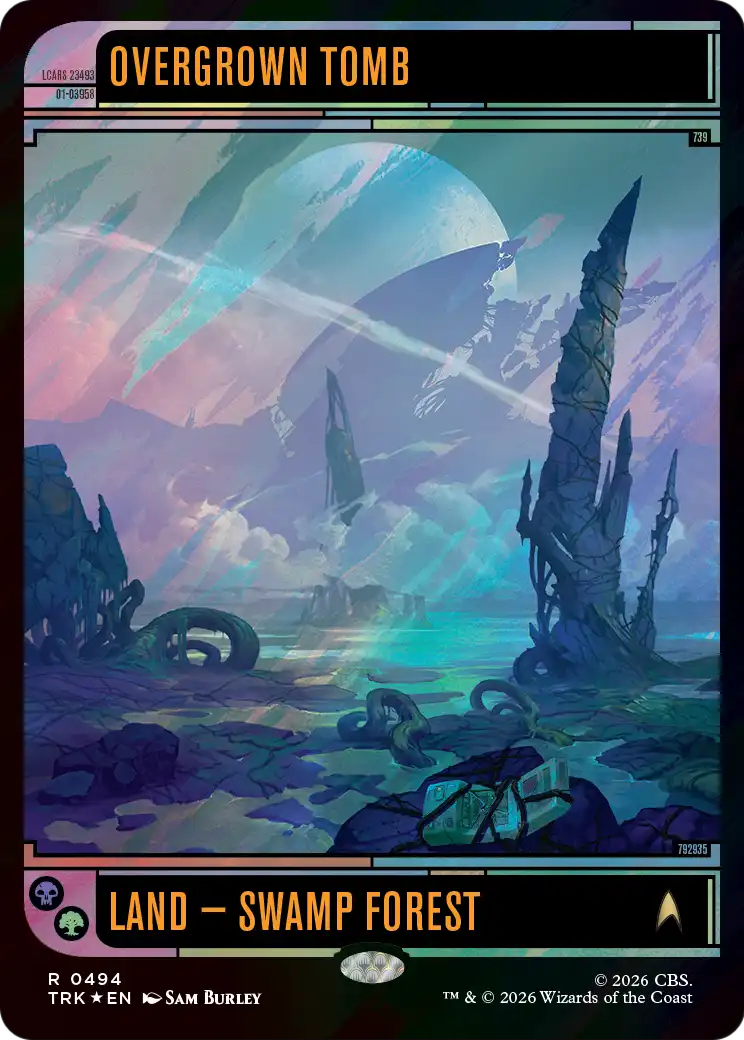 Overgrown Tomb (0494) (Showcase) (TRK) - Surge Foil