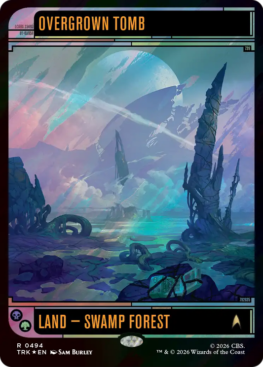 Overgrown Tomb (0494) (Showcase) (TRK) - Surge Foil