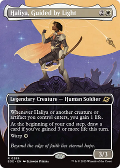 Haliya, Guided by Light (0289) (Borderless) - Foil