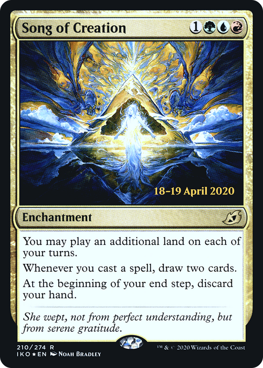 Song of Creation (210) (Prerelease) - Foil