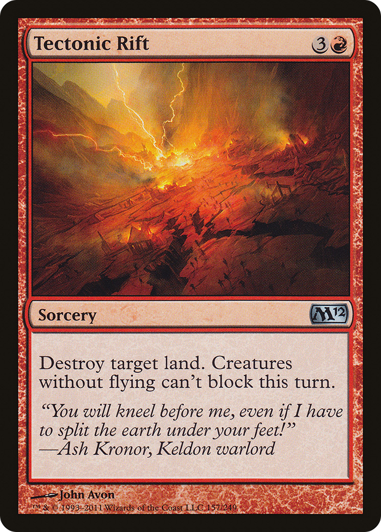 Tectonic Rift - Foil