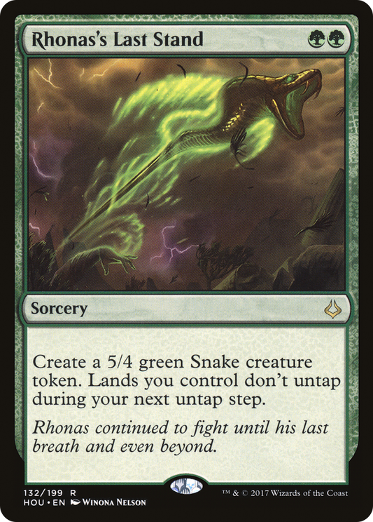 Rhonas's Last Stand - Foil