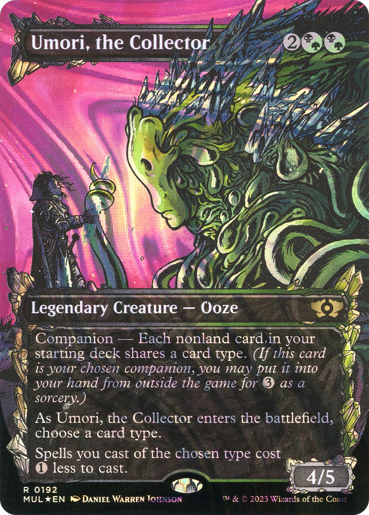 Umori, the Collector (0192) (Borderless) (Showcase) - Halo Foil