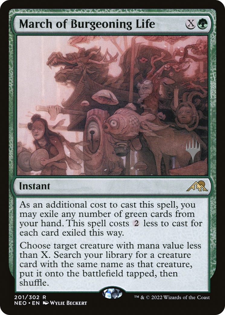 March of Burgeoning Life (201) (Promo Pack) - Foil