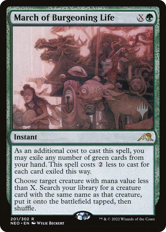 March of Burgeoning Life (201) (Promo Pack) - Foil