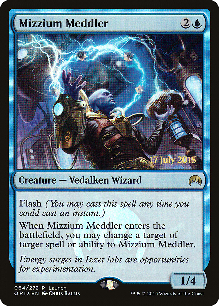 Mizzium Meddler (064) (Launch) - Foil