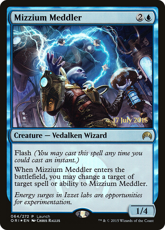 Mizzium Meddler (064) (Launch) - Foil