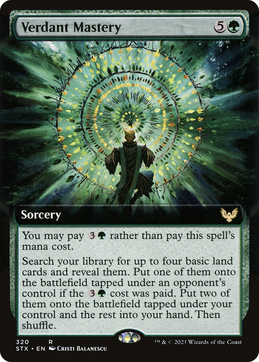 Verdant Mastery (320) (Extended Art)