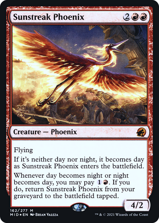 Sunstreak Phoenix (162) (Prerelease) - Foil